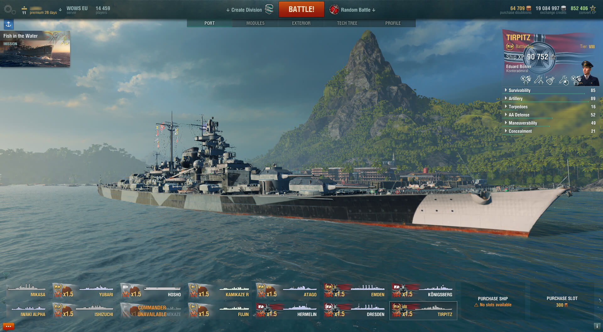 world of warships best ships for clan battles